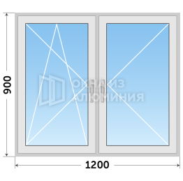 Заказное дачное окно из алюминия AL-218